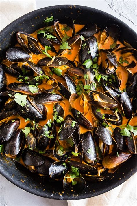 Red Curry Coconut Milk Mussels Nutmeg Nanny