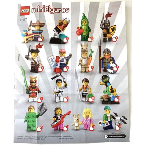 Lego Series 20 Minifigure Random Bag Set 71027 0 Instructions Brick