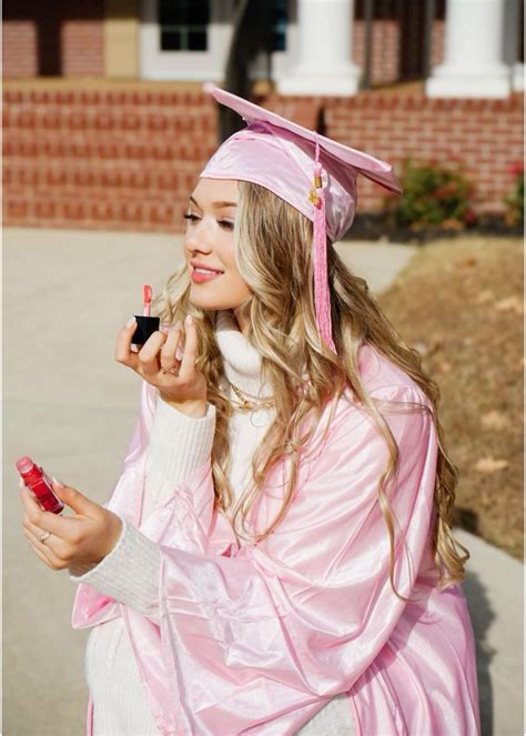 Pink Cap And Gown In 2024 Cap And Gown Pictures Cap And Gown Graduation Cap And Gown