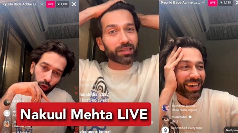 Nakuul Mehta Live On Instagram Nakuul Talks About Balh Last Ep