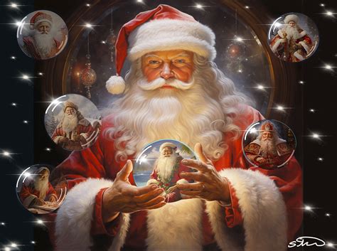 Santa Around The World 1000