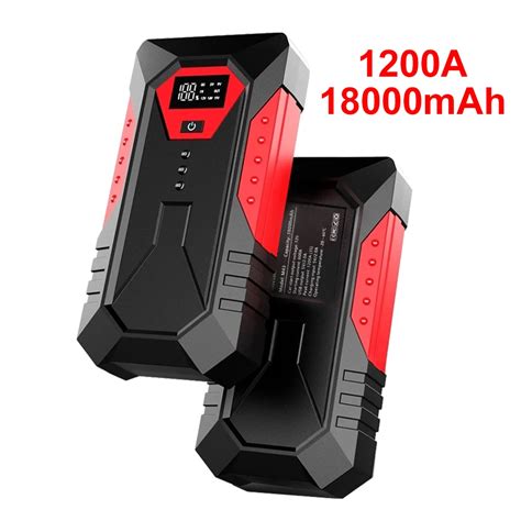 Carro Port Til Jump Starter Power Bank 1200A Battery Booster