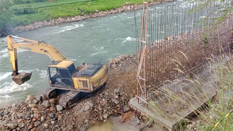 Proyek Kontruksi Retaining Wall Dinding Penahan Tanah Di Sikayan