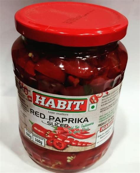 Habit Sliced Red Paprika 680 G JioMart