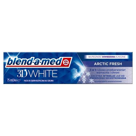 Blend A Med 3d White Arctic Fresh Pasta Do Zębów 13585286497 Allegropl