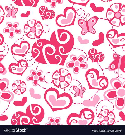 Seamless Love Pattern Royalty Free Vector Image