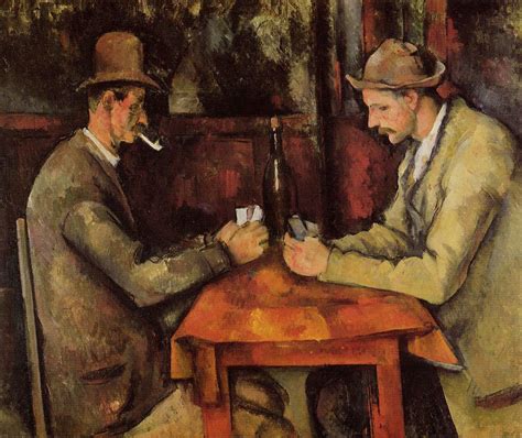 Card Players Th Version Ca By Paul Cezanne