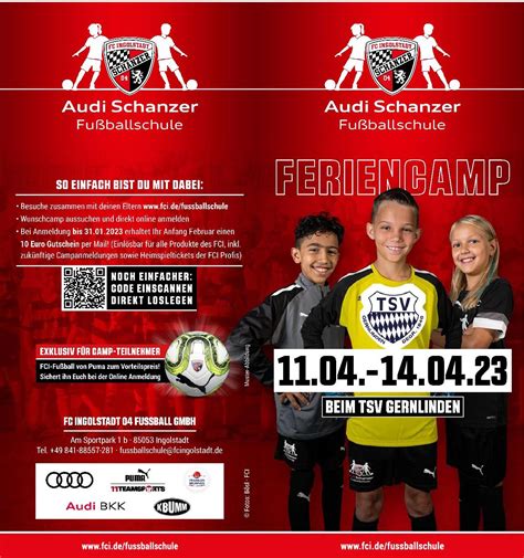 Ostercamp Mit Der Audi Schanzer Fu Ballschule Tsv Gernlinden