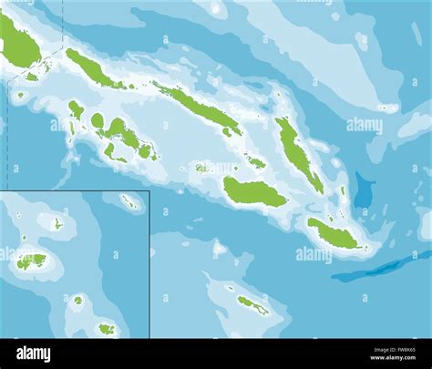 Map Of Solomon Islands Hi Res Stock Photography And Images Alamy