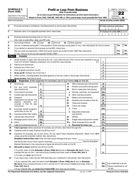 2022 schedule c form: Fill out & sign online | DocHub