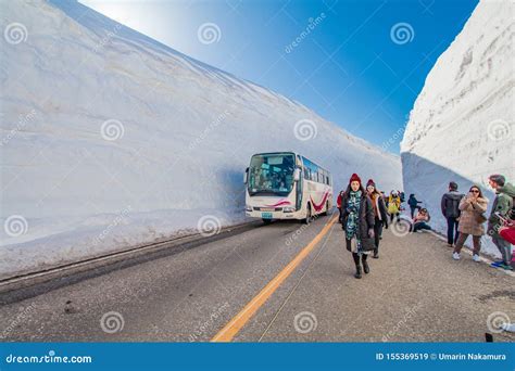 Toyama Japan April 20 2019the Japan Alps Or The Snow Mountains