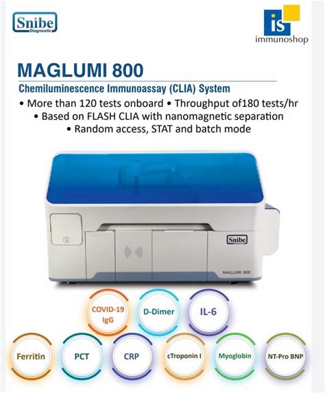 Snibe Fully Automatic Maglumi Chemiluminescence Immunoassay System