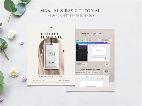 Editable Clothing Hang Tags Template With Washing Instructions Custom ... 