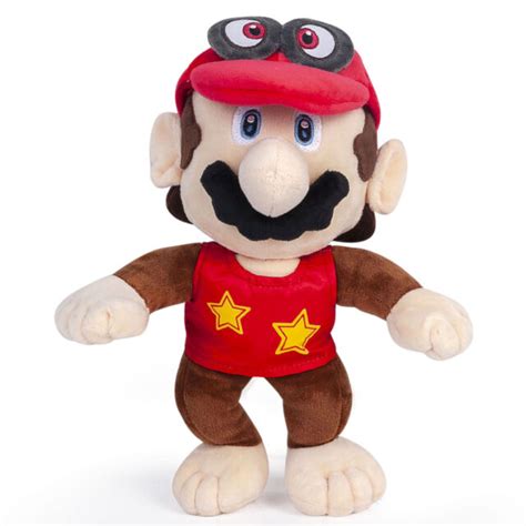 Super Mario Odyssey Cappy Diddy Kong Plush Toy Stuffed Animal Doll 12