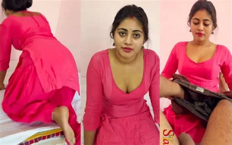 Desi Indian Wife Desperately Wanted To Get Hard Fuck So She Did Hot Blowjob For Hard Fuck But