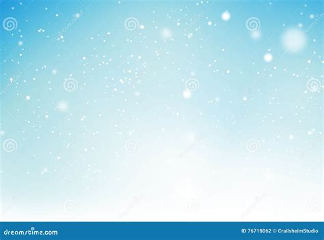 Light Blue Snowflakes Background Stock Illustrations 32469 Light