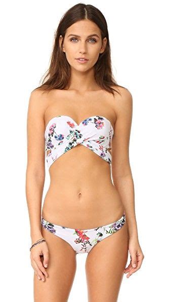 Peixoto Bella Bikini Top In Botanical Bliss Modesens Bikinis