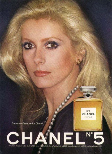 Catherine Deneuve Is The Face Of Chanel Number 5 70s Catherine