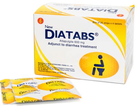 Thuốc Attapulgite New Diatabs Pharmog