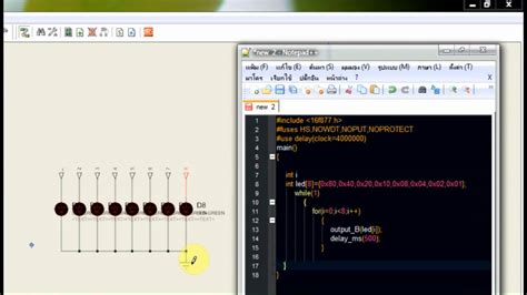 Proteus Pic Ic 16f877 ตอน 2 Youtube