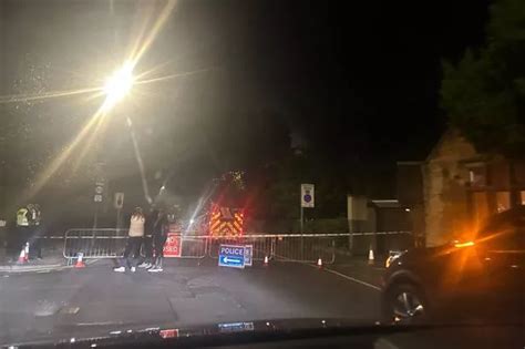 Edinburgh emergency services race to block of flats as blaze rips