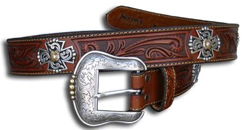 Mens Pro Series Nocona Maltese Cross Belt