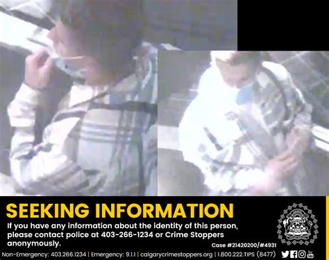 Calgary Police On Twitter We Are Seeking Assistance To Locate A Man