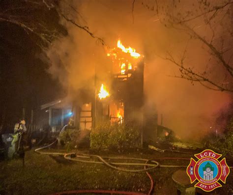 Lc Firefighters Battle House Fire During Tornado Warning Friday