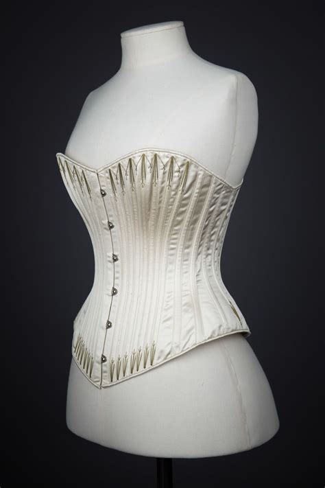 C 1890s Symington Reproduction Silk Corset By Cathy Hay The Underpinnings Museum Edwardian