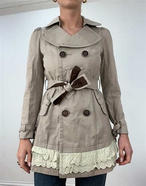 Vintage Pea Style Coat In Beige Asos