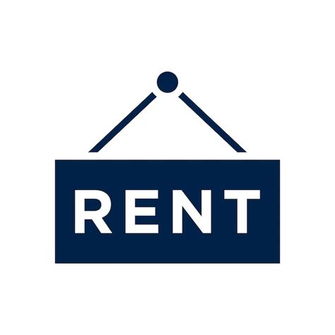 Premium Vector House For Rent Vector Icon