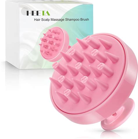 Heeta Hair Scalp Massager Updated Wet And Dry Hair Shampoo Brush Scalp