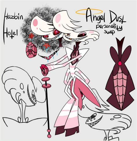 Role Swap Angel Dust Ref Hazbin Hotel Official Amino