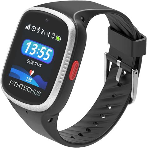 Pthtechus Montre Connect E Enfant G Gps Montre Intelligente Avec Wifi