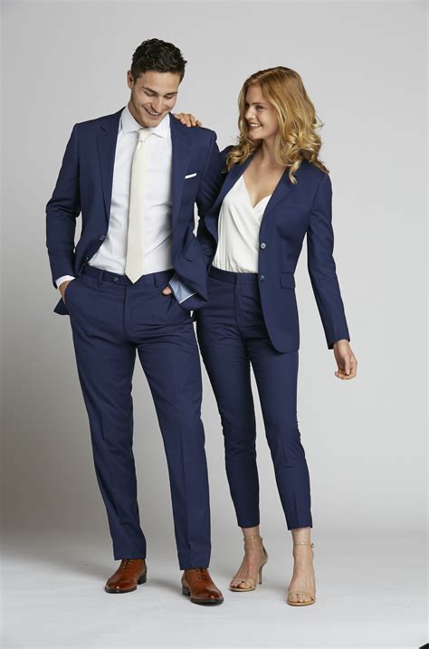 Womens Wedding Suit In Blue The Groomsman Suit Women Suits Wedding