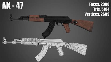 Ak-47 by CGBert on DeviantArt