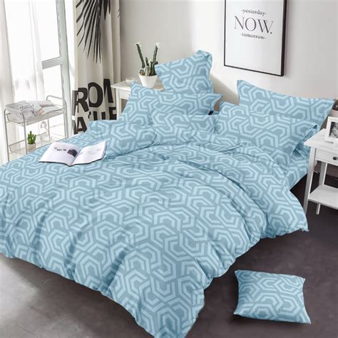 Євро максі набір постільної білизни 200*220 з Бязі Gold №157865Blue ...