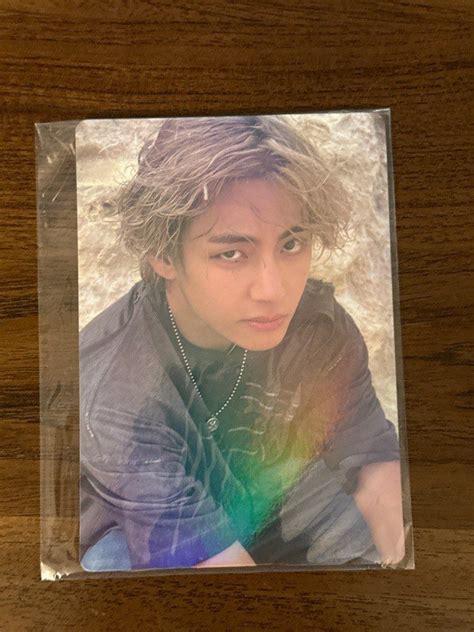 Sealed BTS V Taehyung Layover Album Green Version Hobbies Toys