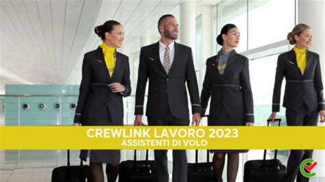 Crewlink Lavoro Assunzioni Per Assistenti Di Volo