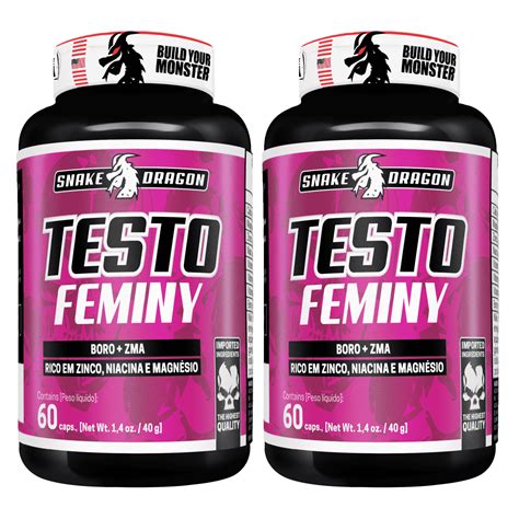 Kit 2x Testo Feminino Equilíbrio Hormonal E Vitalidade 60 Cápsulas