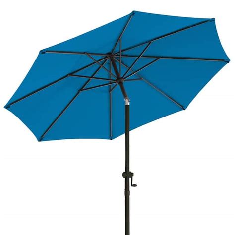 Pasamic Ft Market Umbrella Outdoor Patio Umbrella With Push Button