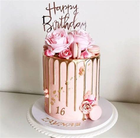 Happy Birthday Acrylic Cake Topper Gold Rose Gold Black Etsy UK