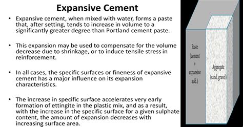 What Is Expansive Cement Manufacture Properties Types Applications Lceted Lceted