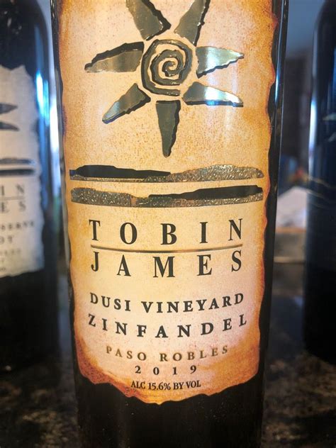 2019 Tobin James Zinfandel Dusi Vineyard USA California Central