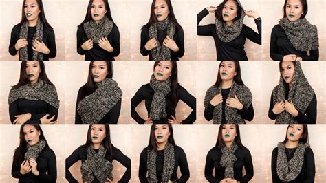 How To Wear An Infinity Scarf Mooncats Review Naohms Youtube