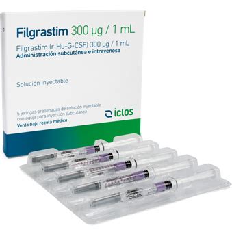 Filgrastim Solución inyectable INFOMERC Vademécum Farmacéutico Bolivia