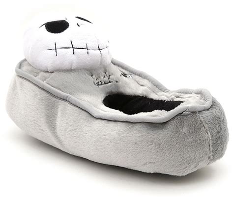 Nightmare Before Christmas Jack Tombstone Plush Slippers - GeekAlerts