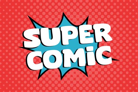 Super Comic Font Dafont