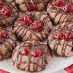 Chocolate Cherry Thumbprint Cookies Somewhat Simple