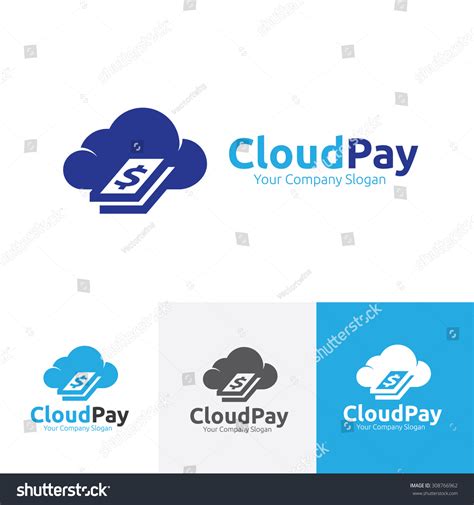 Cloud Pay Logo Template Stock Vector (Royalty Free) 308766962 ...